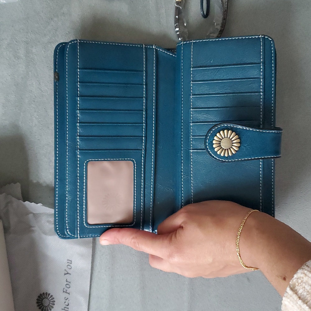 Blue Women's Wallet - Picture 6 of 7